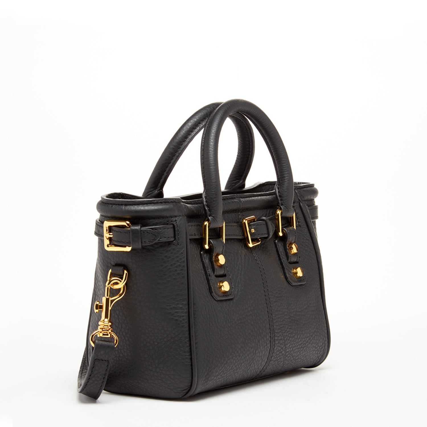  Discover the Timeless Elegance of the Emma Leather Satchel Bag in Black