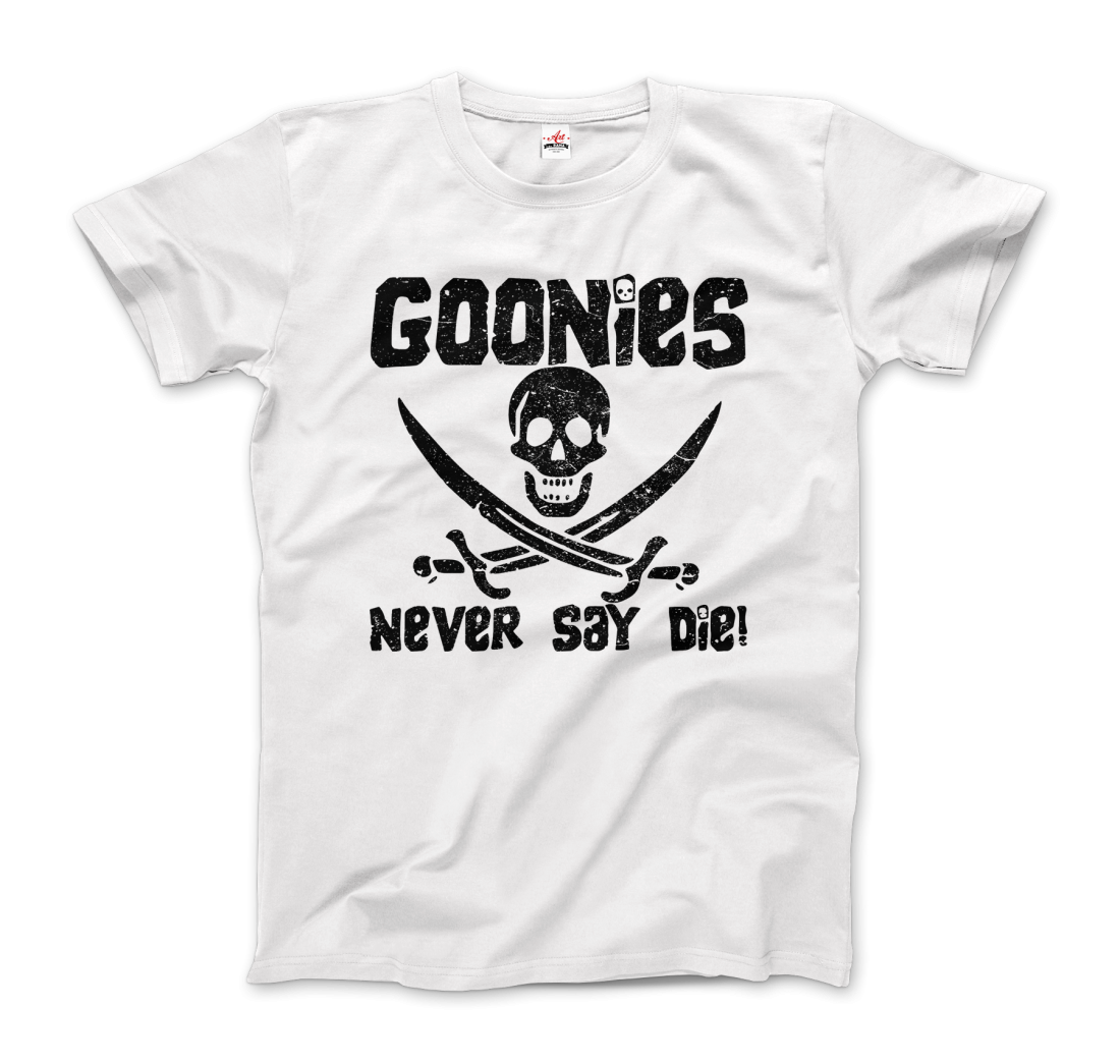 The Goonies Never Say Die Distressed Design T-Shirt - Nostalgic Adventure Gear